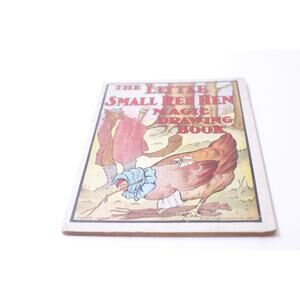 The Little Small Red Hen, Magic Drawing Book, Children, Vintage, ~ 250407-WH 166